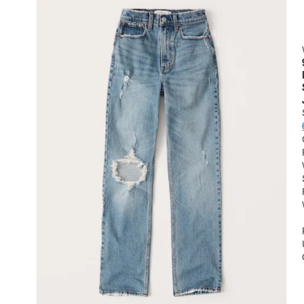 90s Ultra Hi-Rise Straight Jeans